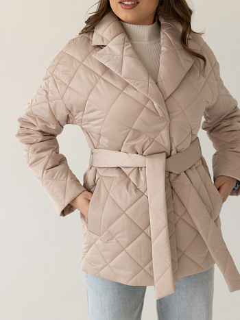 3 Куртка женская демисезонная 24935 (латте)