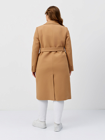 9 Пальто женское демисезонное 25775 (кэмел)