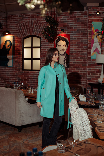 2 Пальто 19101/пояс  (ментол) 