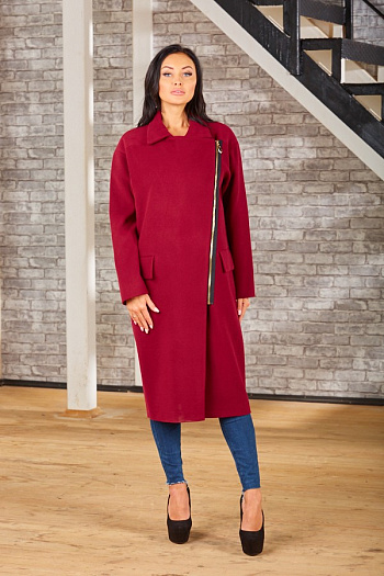 3 Пальто 18800  (бордовый) 