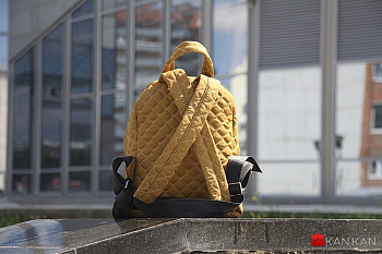 2 Рюкзак S0022Б горчица.+черн.