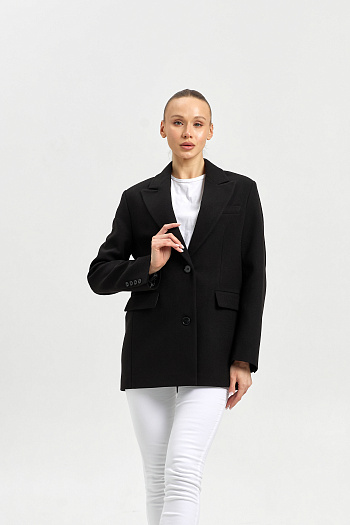 7 Пальто женское демисезонное 27100 (черный)