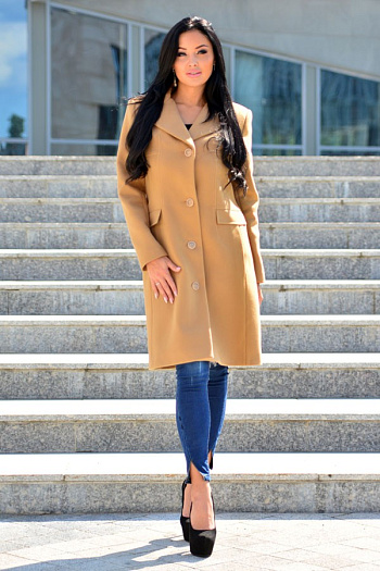 4 Пальто 18880  (кэмел) 