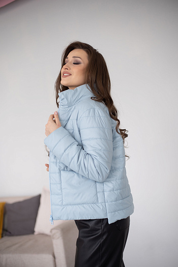 3 Куртка женская демисезонная 22680 (голубой)