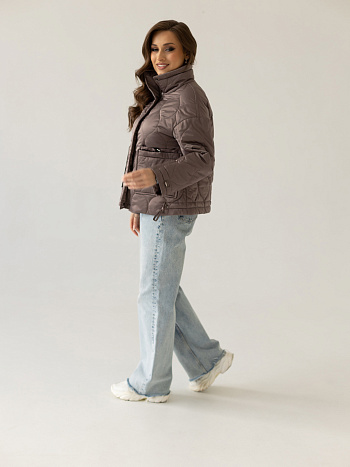 3 Куртка женская демисезонная 24835-00 (капучино)