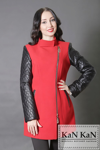 3 Пальто 1506-360  (красный) 