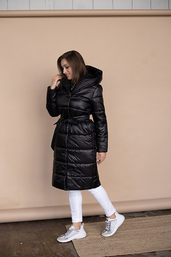 2 Куртка женская демисезонная 22910  (черный) 