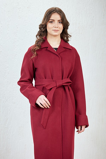 3 Пальто  18570  (бордовый) 