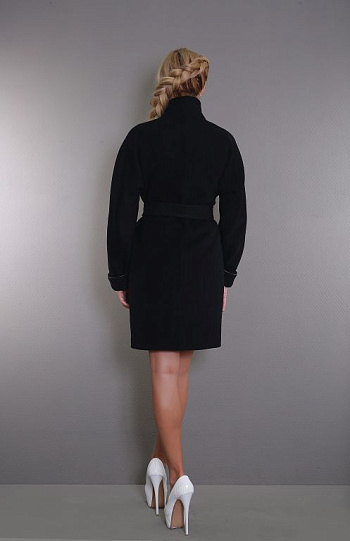 3 Пальто женское демисезонное 17500-000 (черный) 