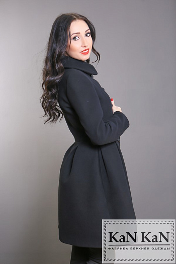 Пальто 1552-000  (черный) 