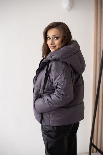 3 Куртка женская демисезонная 22690 (лиловый)