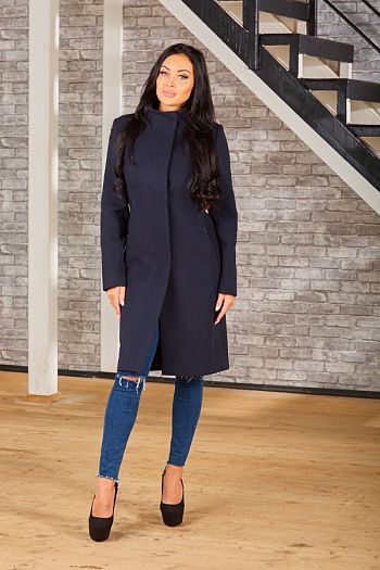 2 Пальто 18990  (синий) 