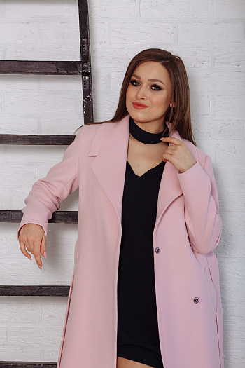 4 Пальто 20970  (розовый) 