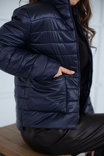 3 Куртка женская демисезонная 22680 (navy)