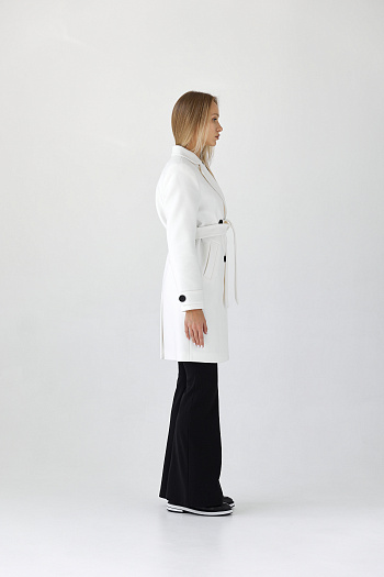 4 Пальто женское демисезонное 25570 (белый)