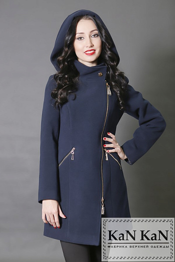 2 Пальто 1502-741  (темно-синий) 