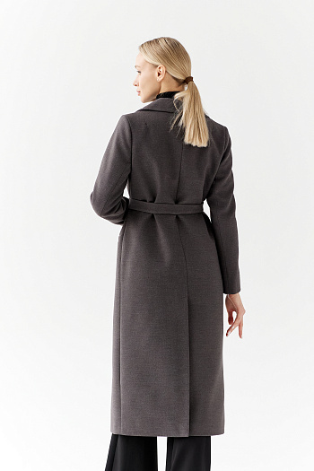 10 Пальто женское демисезонное 24770 (темно-серый)
