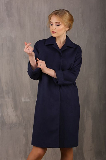 2 Пальто 18570  (т.синий) 