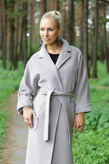 2 Пальто 15105-017  (серый)