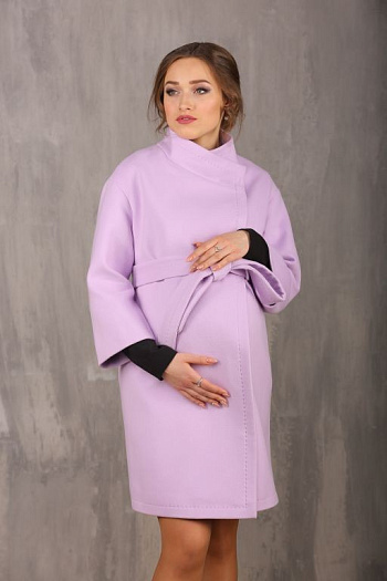 3 Пальто для беременных 18610-912  (св.сирень) 