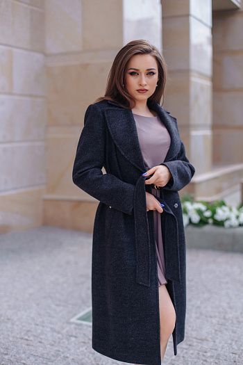 3 Пальто женское демисезонное 21930  (маренго) 