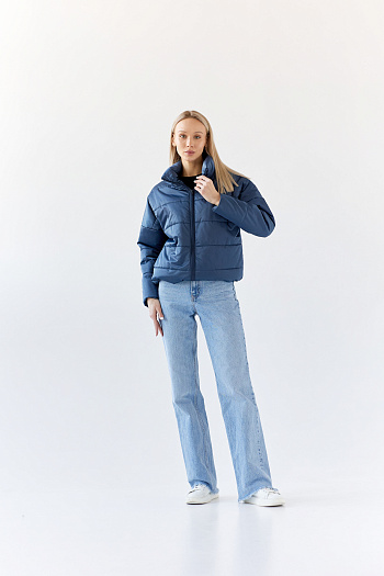 3 Куртка женская демисезонная 26750 (деним)