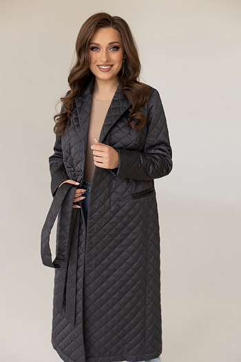 2 Куртка женская демисезонная 24985 (графит)