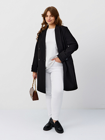 6 Пальто женское демисезонное 25570 (черный)