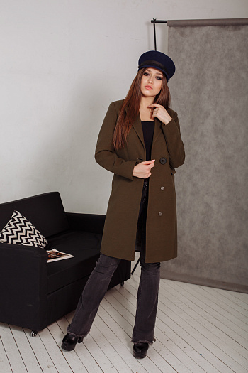 2 Пальто 20700  (хаки) 