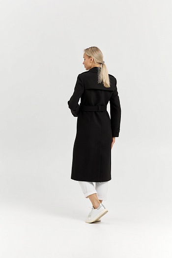 2 Пальто женское демисезонное 25797 (черный)