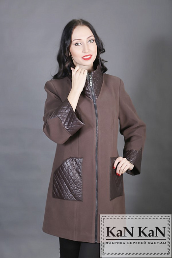 2 Пальто 1509-449  (кофе) 