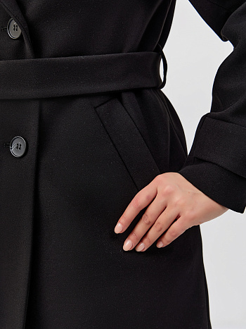 5 Пальто женское демисезонное 25570 (черный)