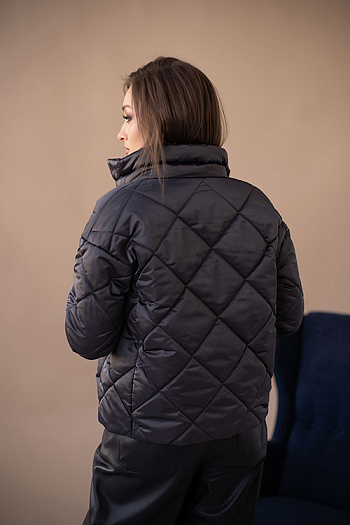 2 Куртка женская демисезонная 22300 (графит)
