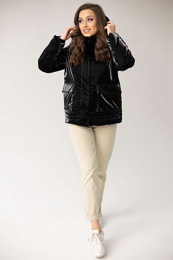 2 Куртка женская зимняя 23350 (black)
