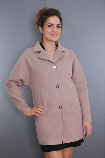 2 Пальто 16004-057  (бежевый) 