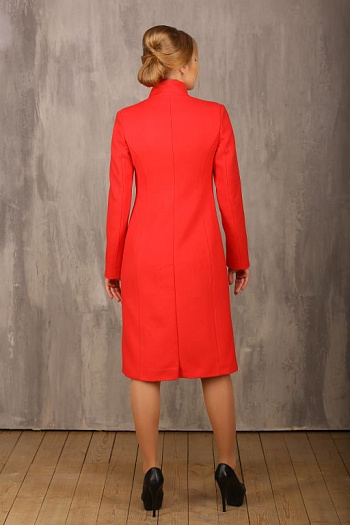 4 Пальто 18507  (красный) 