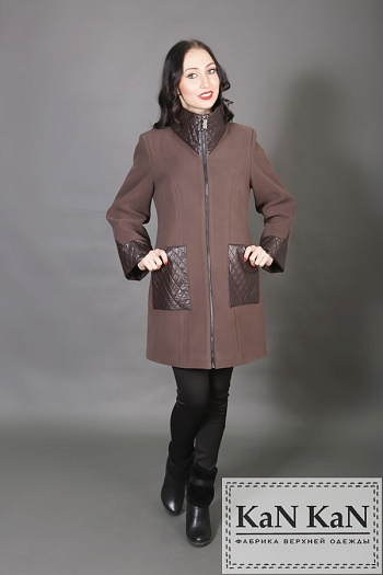Пальто 1509-449  (кофе) 
