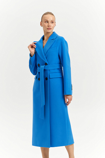 6 Пальто женское демисезонное 26102 (электрик)